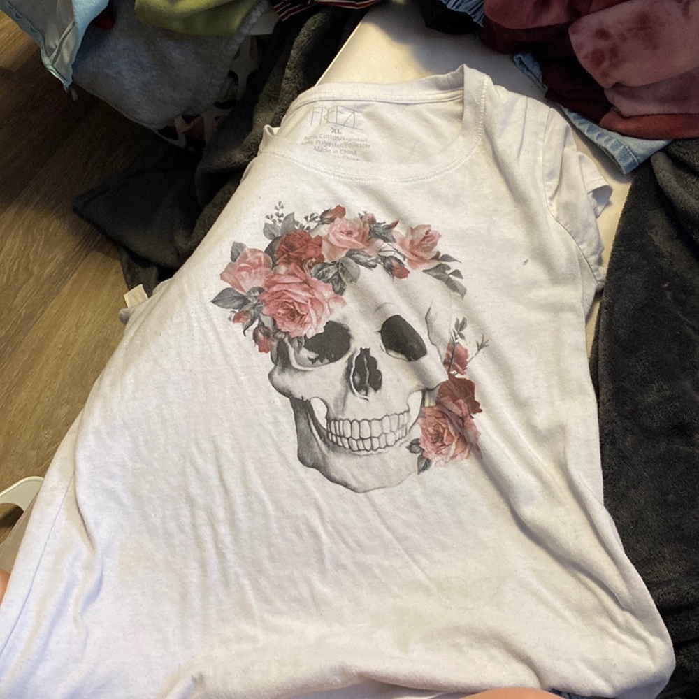 white shirt